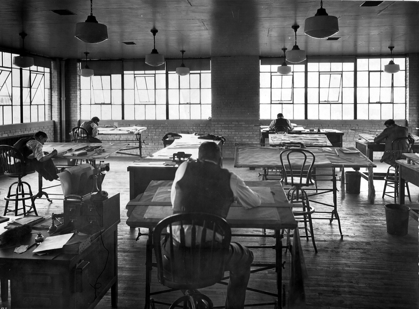 The draughting board dies